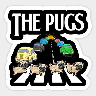 Puggy Road Sticker